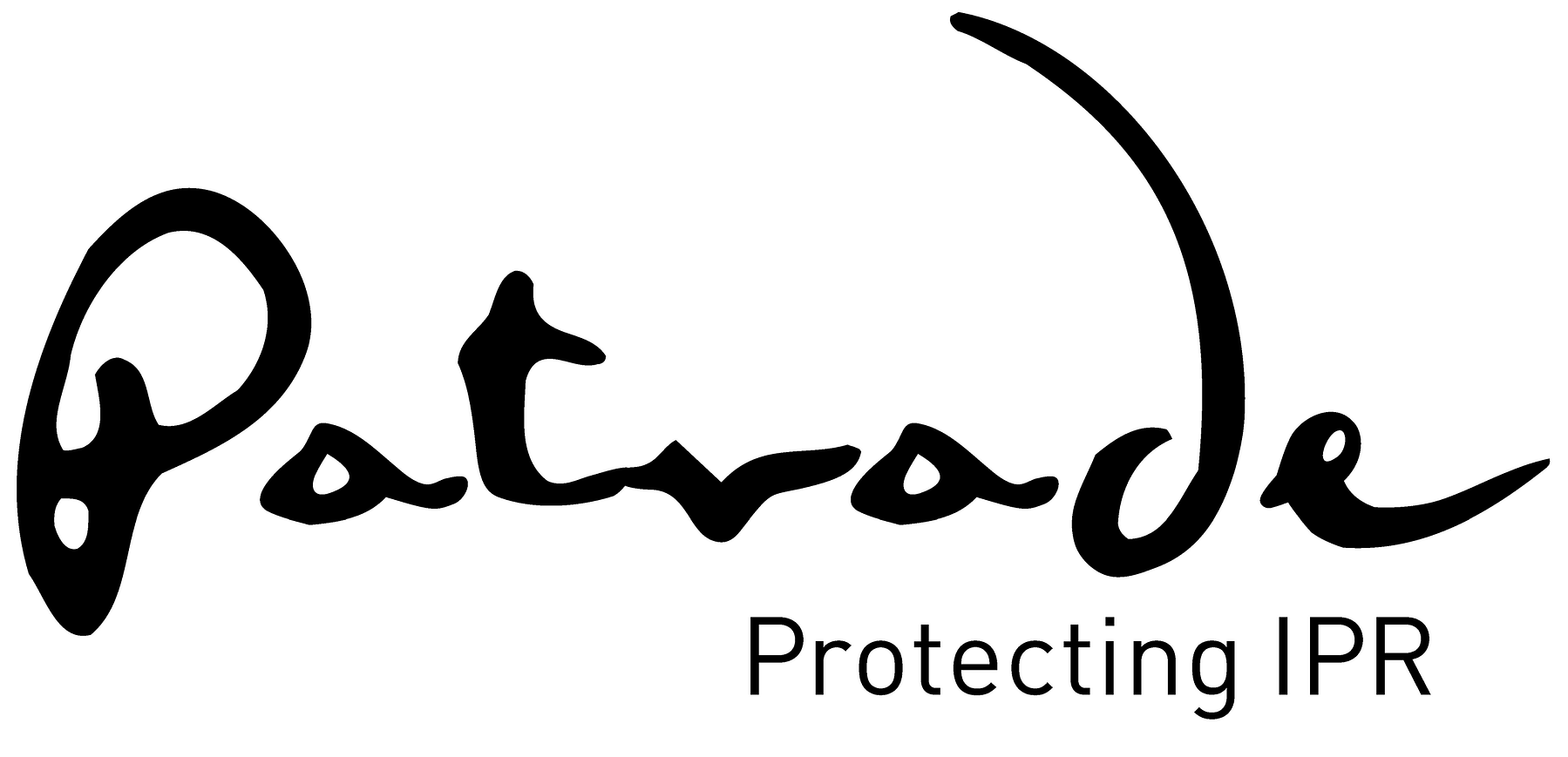 logo – protecting IPR – black